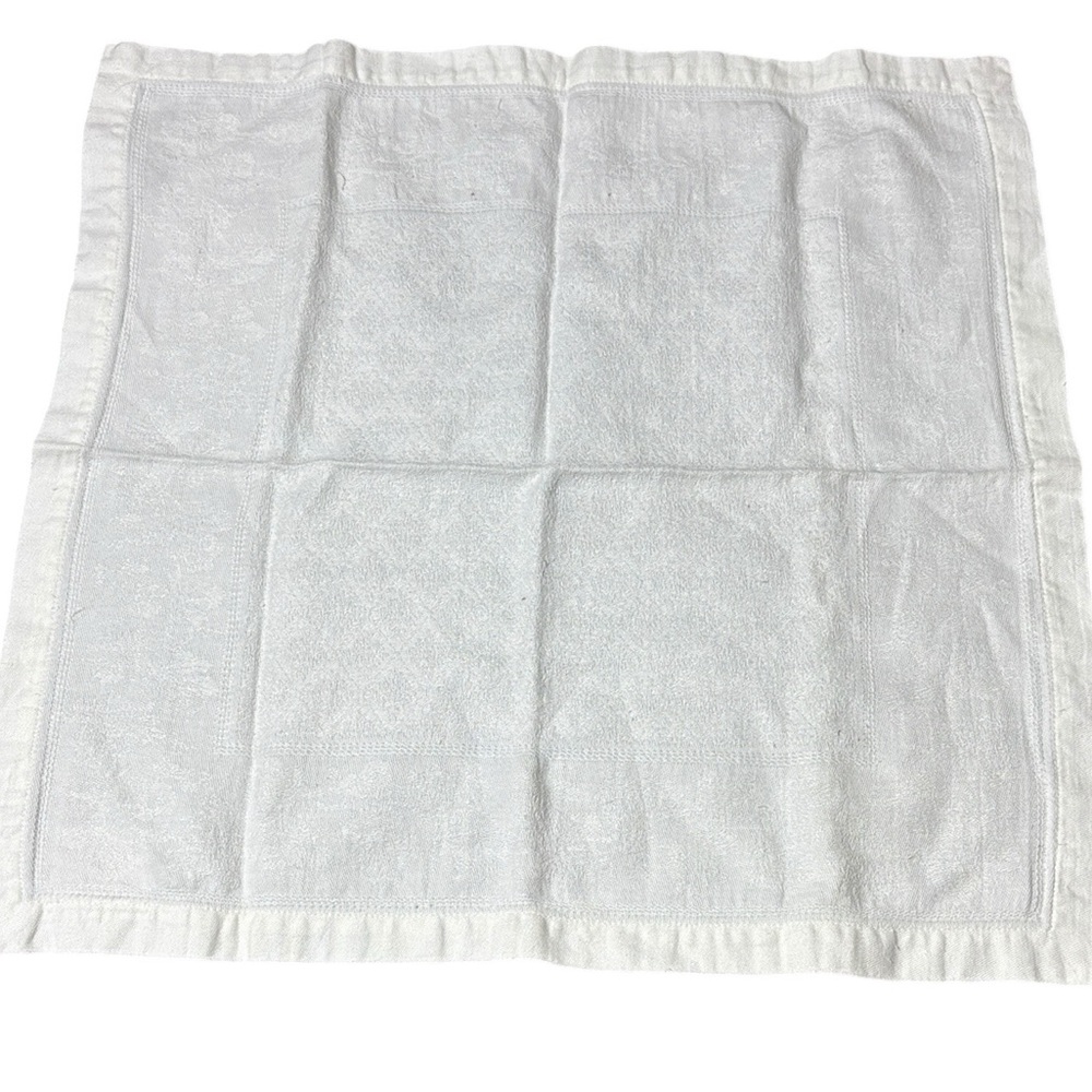 Williams Sonoma white textured linen cotton square napkin linens table setting
